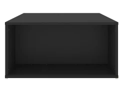 Mesa De Centro* Mesa de centro | Mesa de apoio 90x67x33 cm derivados de madeira Preto
