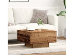 Mesa de centro | Mesa de apoio Madeira antiga 55x55x31 cm^ Mesa De Centro