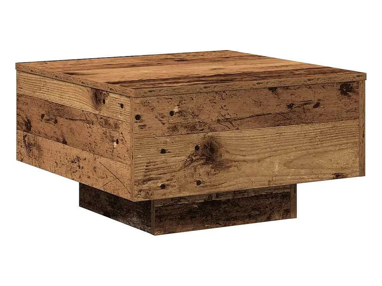 Mesa de centro | Mesa de apoio Madeira antiga 55x55x31 cm^ Mesa De Centro