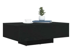 Mesa De Centro| Mesa de centro | Mesa de apoio Carvalho 85x55x31 cm Preto