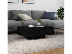 Mesa De Centro| Mesa de centro | Mesa de apoio Carvalho 85x55x31 cm Preto