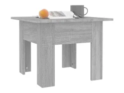 Mesa de centro | Mesa de apoio 55x55x42 cm aglomerado cor sonoma^ Mesa De Centro