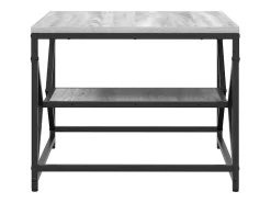 Mesa De Centro* Mesa de centro | Mesa de apoio | Mesa de café Sonoma 51x50x40 cm Cinzento