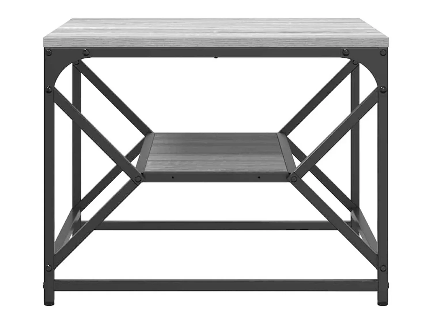 Mesa De Centro* Mesa de centro | Mesa de apoio | Mesa de café Sonoma 51x50x40 cm Cinzento