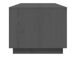 Best Mesa de centro | Mesa de apoio 100x50x41 cm pinho maciço cinza Cinzento