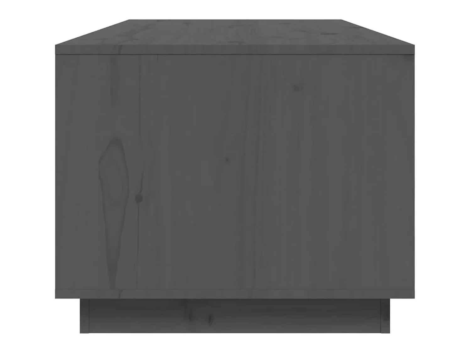 Best Mesa de centro | Mesa de apoio 100x50x41 cm pinho maciço cinza Cinzento