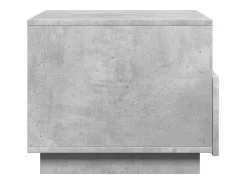 Sale Mesa de centro | Mesa de apoio com luzes LED 50x49x40 cm cimento Cinzento