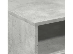 Sale Mesa de centro | Mesa de apoio com luzes LED 50x49x40 cm cimento Cinzento