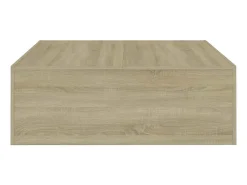 Mesa de centro | Mesa de apoio 100x100x35 cm derivados madeira carvalho sonoma^ Mesa De Centro