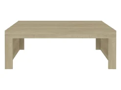 Mesa de centro | Mesa de apoio 100x100x35 cm derivados madeira carvalho sonoma^ Mesa De Centro