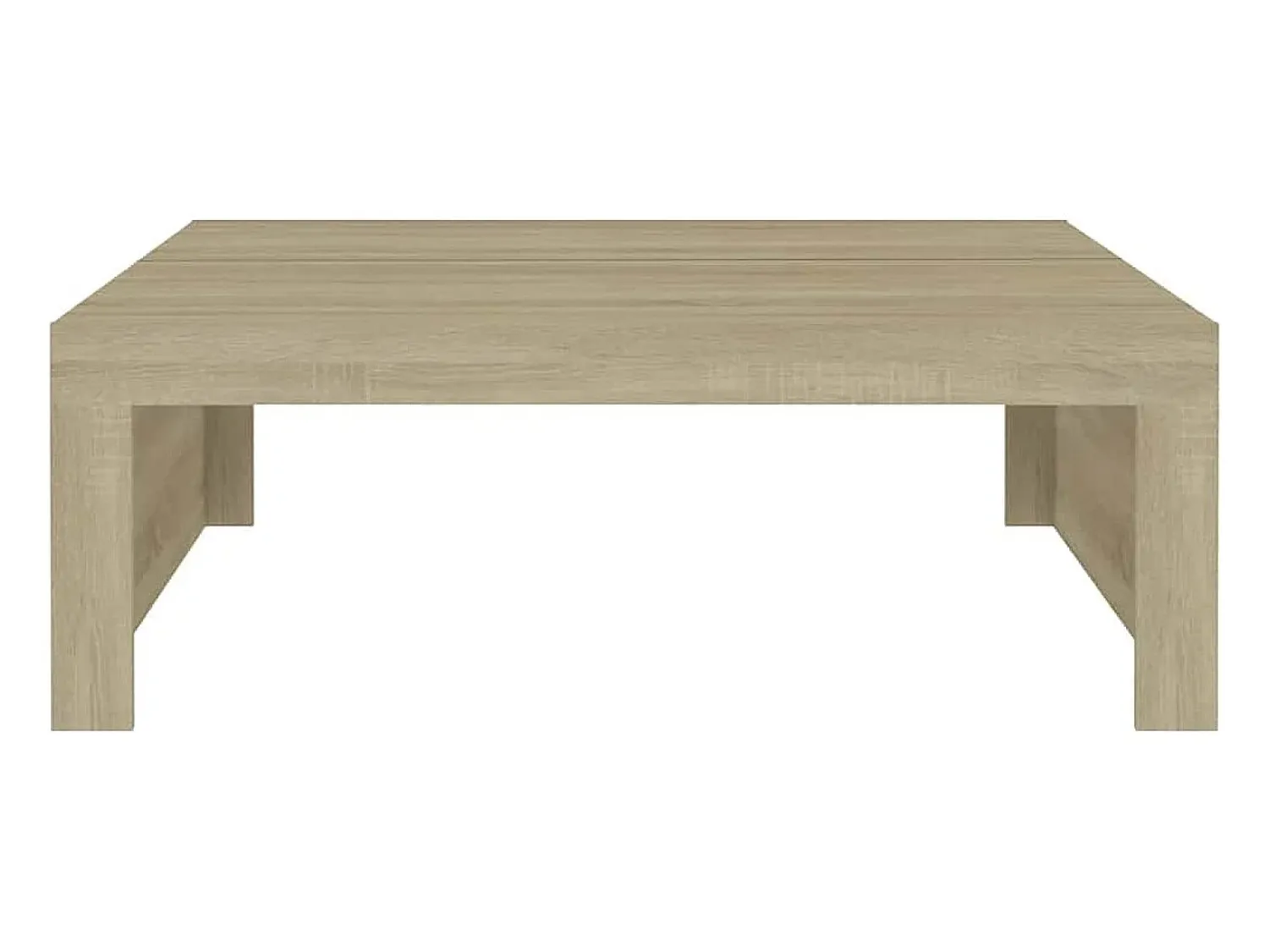 Mesa de centro | Mesa de apoio 100x100x35 cm derivados madeira carvalho sonoma^ Mesa De Centro