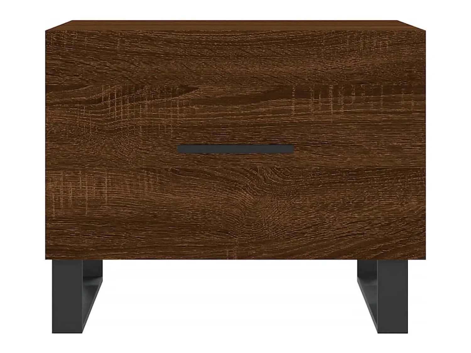 Mesa de centro | Mesa de apoio 50x50x40 cm derivados madeira carvalho^ Mesa De Centro