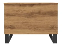 Mesa De Centro* Mesa de centro | Mesa de apoio 60x44.5x45 cm derivados madeira carvalho artisiano Castanho