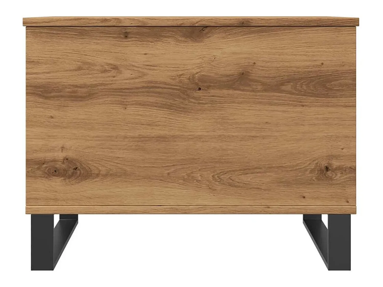 Mesa De Centro* Mesa de centro | Mesa de apoio 60x44.5x45 cm derivados madeira carvalho artisiano Castanho