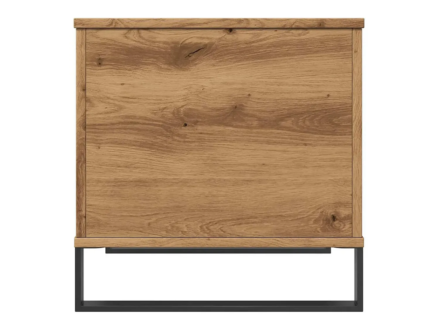 Mesa De Centro* Mesa de centro | Mesa de apoio 60x44.5x45 cm derivados madeira carvalho artisiano Castanho