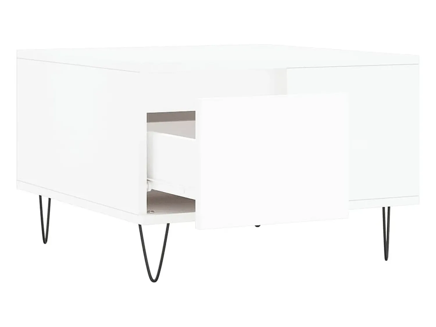 Mesa de centro | Mesa de apoio 55x55x36.5 cm derivados de madeira^ Mesa De Centro