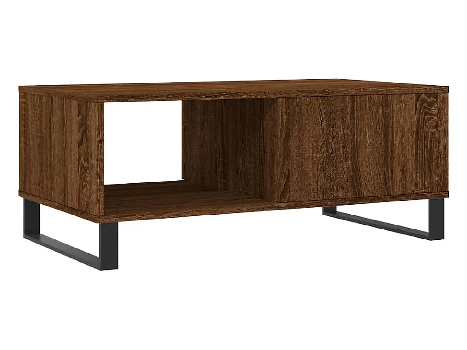 Mesa de centro | Mesa de apoio 90x50x36.5cm derivados madeira carvalho^ Mesa De Centro