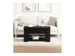 Sale Mesa de centro | Mesa de apoio Carvalho 79x49x41 cm Preto