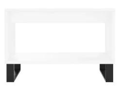 Discount Mesa de centro | Mesa de apoio 60x50x40 cm derivados de madeira Branco