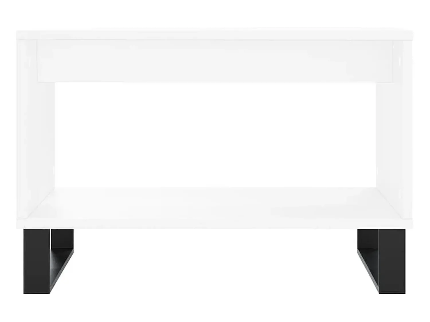 Discount Mesa de centro | Mesa de apoio 60x50x40 cm derivados de madeira Branco
