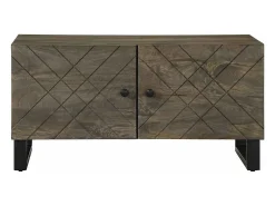 Mesa de centro | Mesa de apoio 80x50x40 cm madeira de mangueira maciça^ Mesa De Centro
