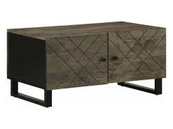 Mesa de centro | Mesa de apoio 80x50x40 cm madeira de mangueira maciça^ Mesa De Centro