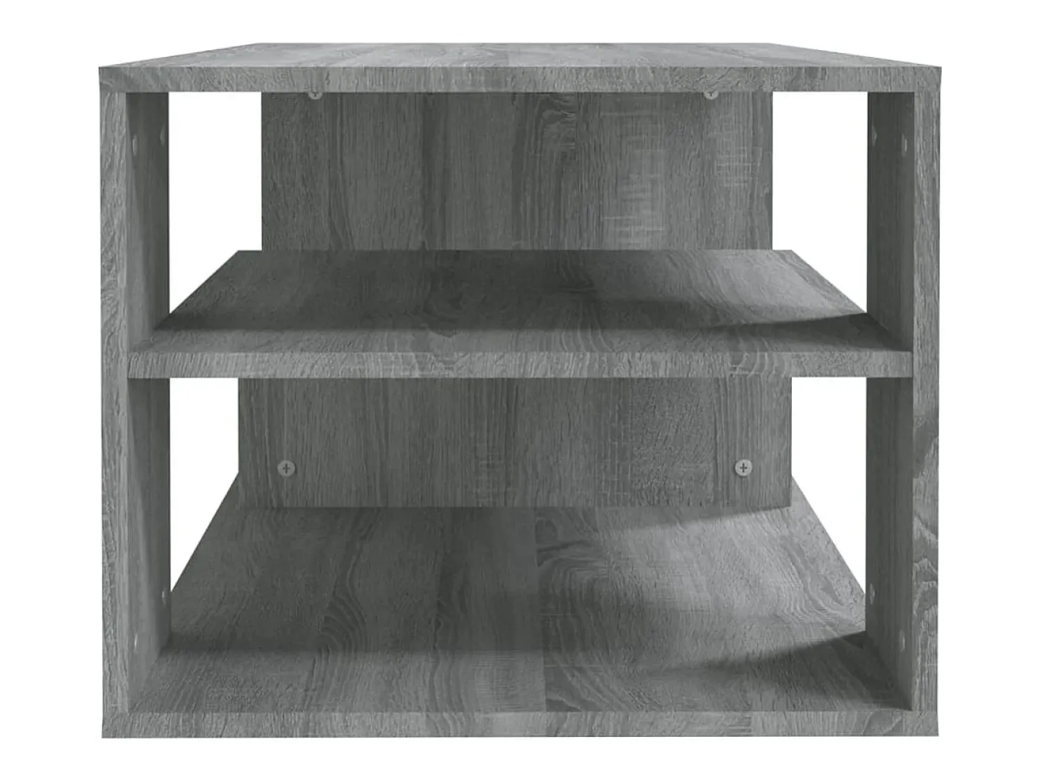 Mesa De Centro* Mesa de centro | Mesa de apoio 100x50x40cm derivados de madeira sonoma Cinzento