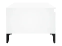 Mesa De Centro| Mesa de centro | Mesa de apoio 90x50x36.5 cm derivados de madeira Branco