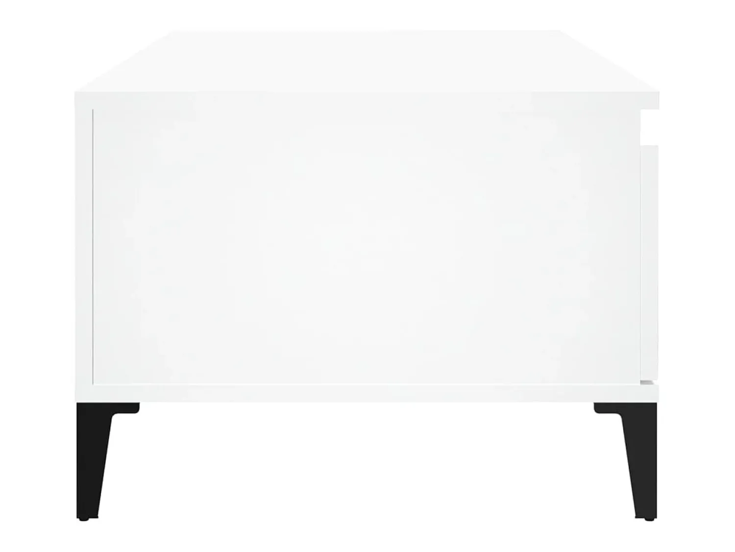 Mesa De Centro| Mesa de centro | Mesa de apoio 90x50x36.5 cm derivados de madeira Branco