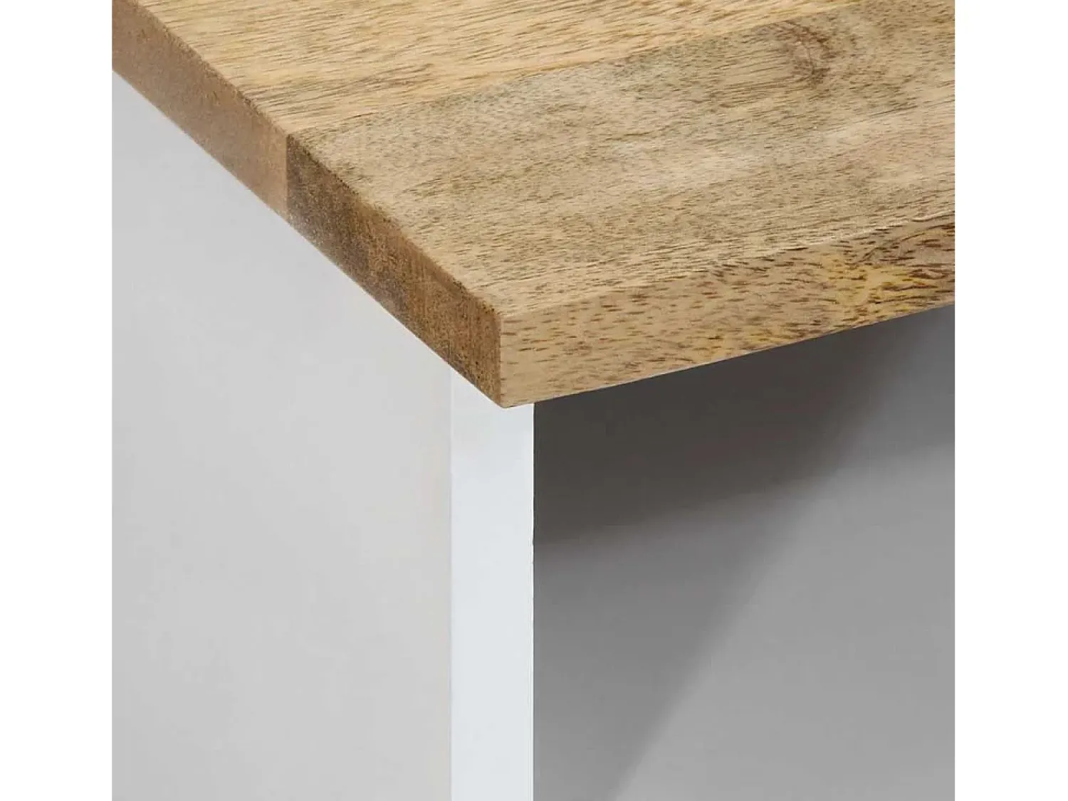 Mesa De Centro* Mesa de centro | Mesa de apoio | Mesa de café 80x54x40 cm madeira de mangueira maciça Castanho