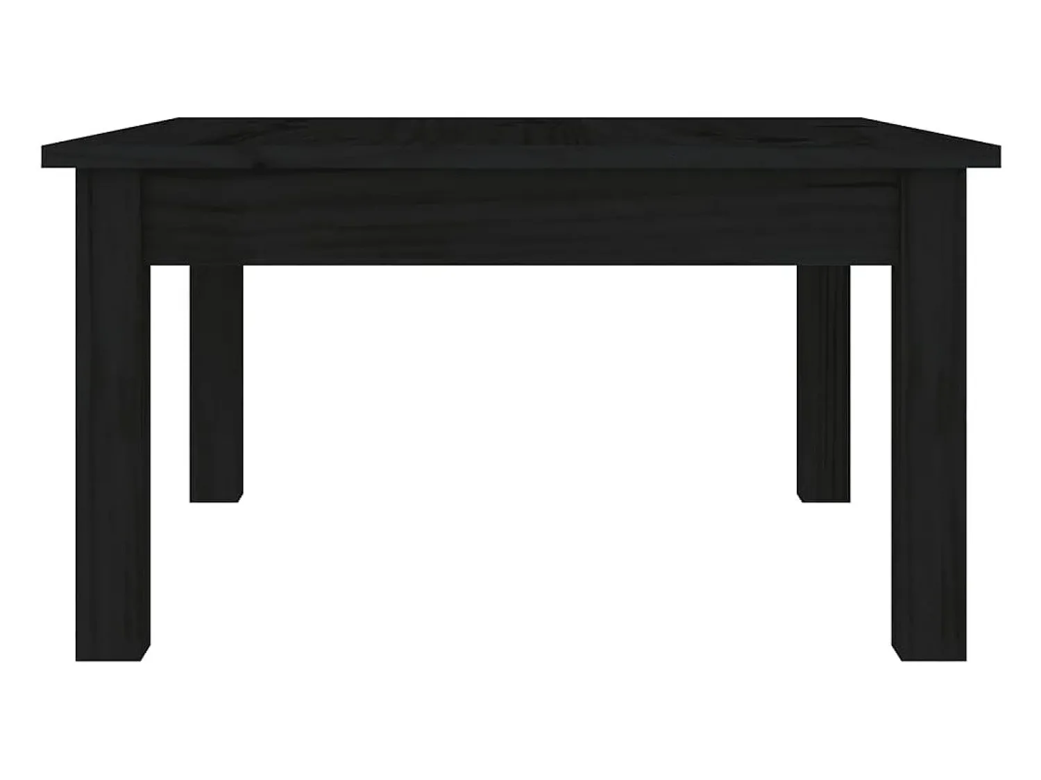 Online Mesa de centro | Mesa de apoio 55x55x30 cm pinho maciço Preto