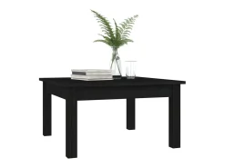 Online Mesa de centro | Mesa de apoio 55x55x30 cm pinho maciço Preto