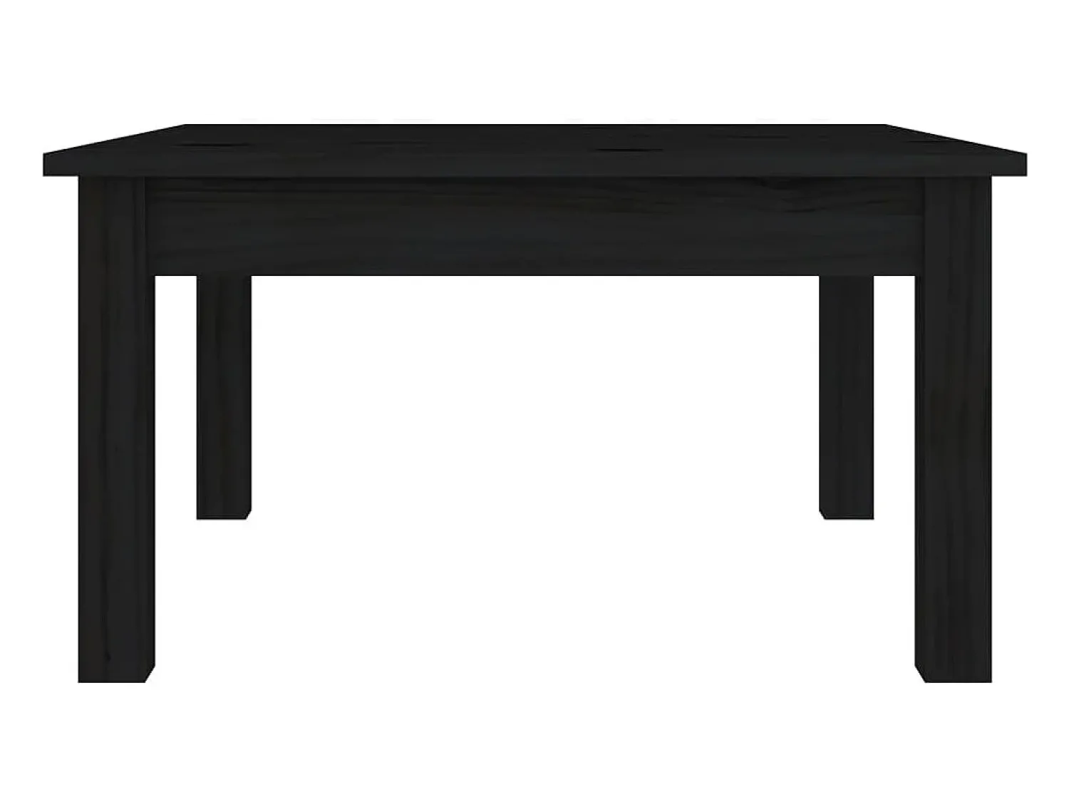 Online Mesa de centro | Mesa de apoio 55x55x30 cm pinho maciço Preto