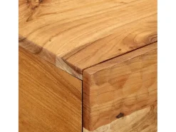 Mesa De Centro| Mesa de centro | Mesa de apoio | Mesa de café 80x50x40 cm madeira de acácia maciça Castanho