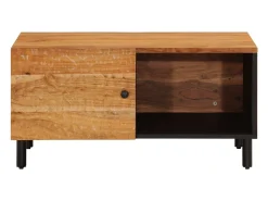 Mesa De Centro| Mesa de centro | Mesa de apoio | Mesa de café 80x50x40 cm madeira de acácia maciça Castanho