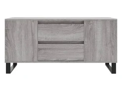 New Mesa de centro | Mesa de apoio derivados de madeira sonoma cinza Cinzento