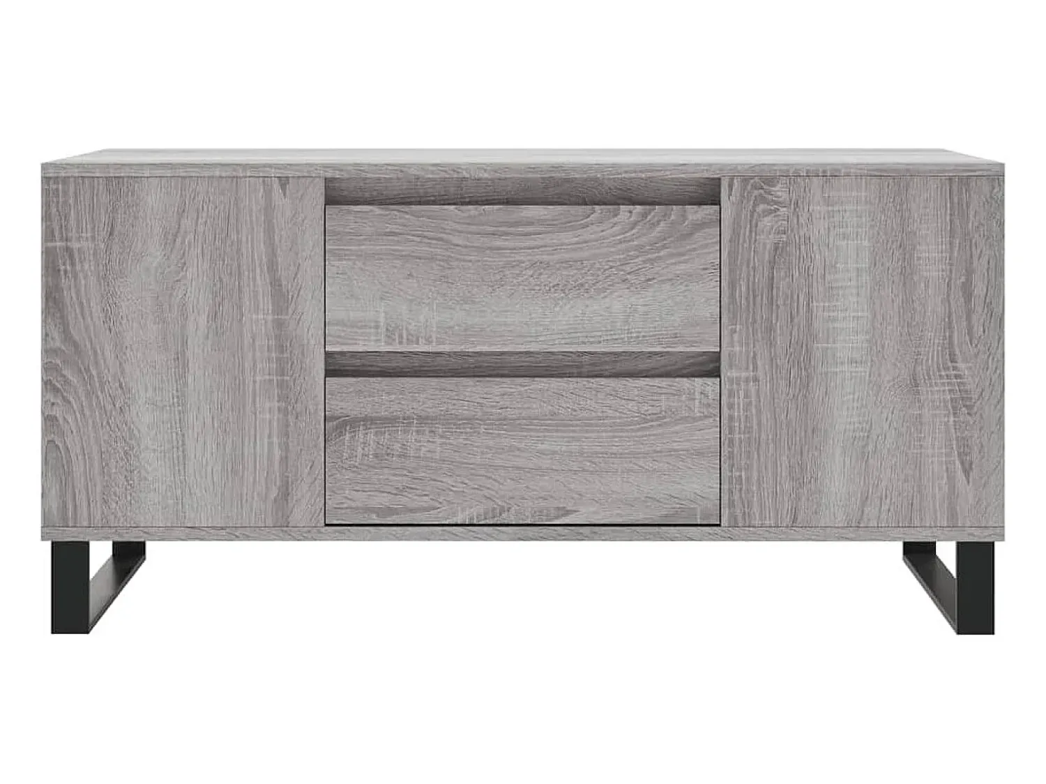 New Mesa de centro | Mesa de apoio derivados de madeira sonoma cinza Cinzento