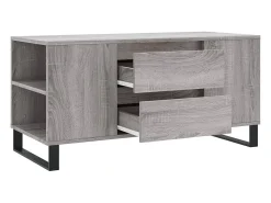 New Mesa de centro | Mesa de apoio derivados de madeira sonoma cinza Cinzento