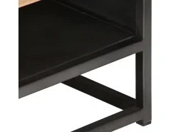 Outlet Mesa de centro | Mesa de apoio | Mesa de café 90x50x35 cm madeira de acácia maciça Castanho
