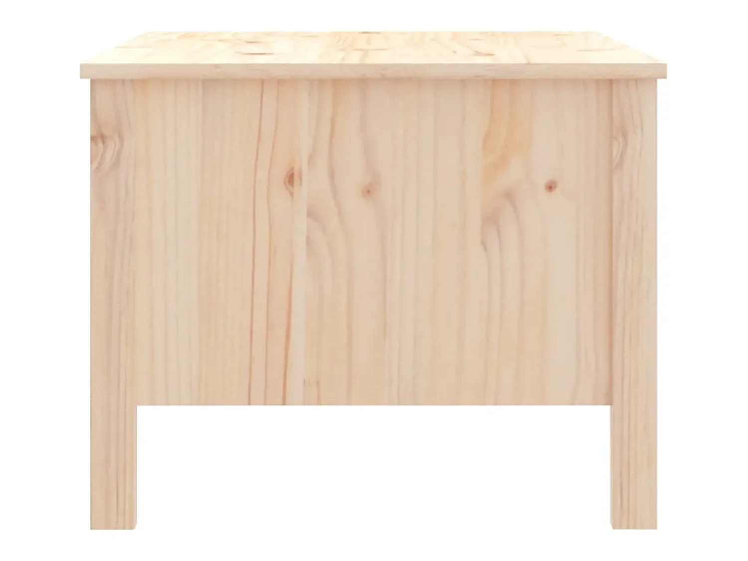 Sale Mesa de centro | Mesa de apoio | Mesa de café 100x50x40 cm madeira de pinho maciça Castanho