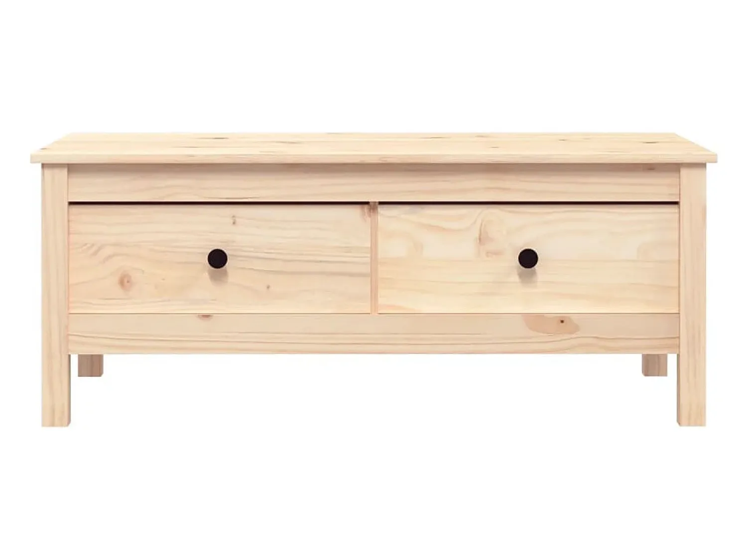 Sale Mesa de centro | Mesa de apoio | Mesa de café 100x50x40 cm madeira de pinho maciça Castanho