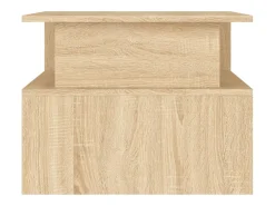 Mesa De Centro| Mesa de centro | Mesa de apoio 90x55x42.5 cm derivados madeira carvalho sonoma Castanho