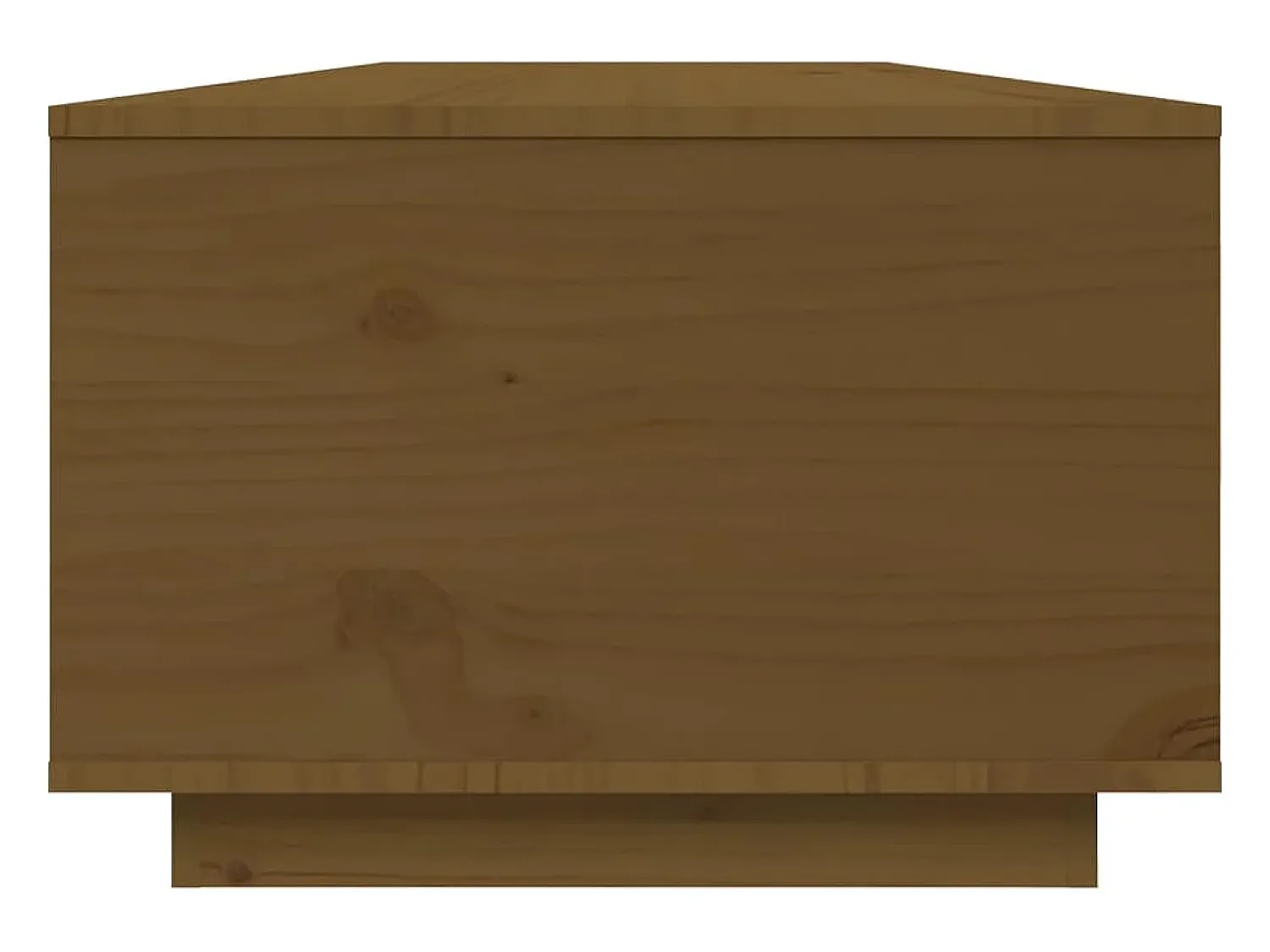 Mesa De Centro* Mesa de centro | Mesa de apoio 80x50x35.5 cm madeira pinho maciça -mel Castanho