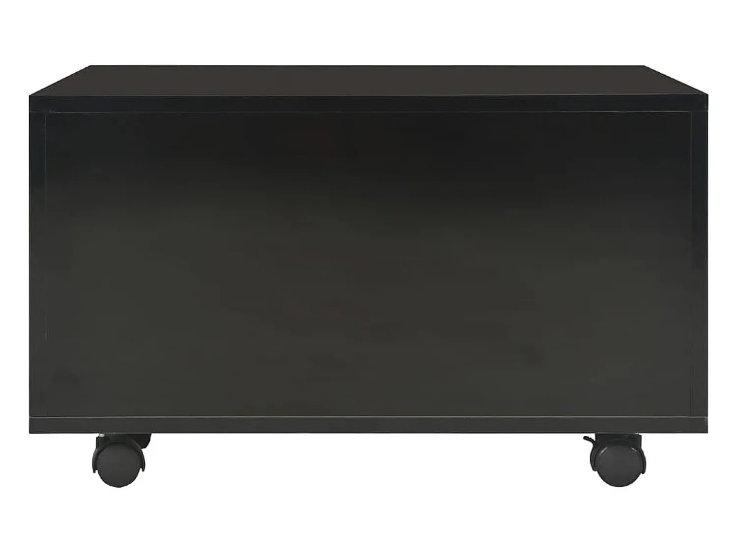 Mesa de centro | Mesa de apoio 60x60x35 cm contraplacado brilhante^ Mesa De Centro