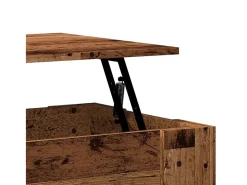 Mesa de centro | Mesa de apoio | Mesa de café 79x49x41 cm derivados madeira madeira velha^ Mesa De Centro