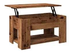 Mesa de centro | Mesa de apoio | Mesa de café 79x49x41 cm derivados madeira madeira velha^ Mesa De Centro