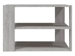 Mesa De Centro| Mesa de centro | Mesa de apoio 59.5x59.5x40 cm derivados madeira cinza sonoma Cinzento