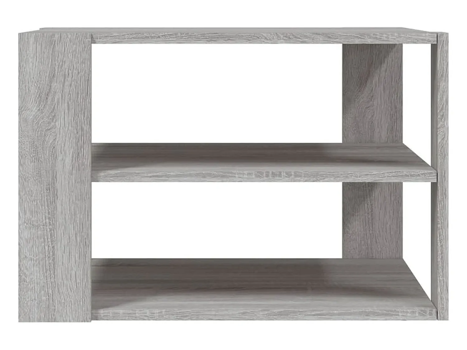 Mesa De Centro| Mesa de centro | Mesa de apoio 59.5x59.5x40 cm derivados madeira cinza sonoma Cinzento