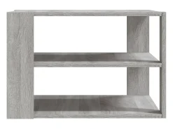 Mesa De Centro| Mesa de centro | Mesa de apoio 59.5x59.5x40 cm derivados madeira cinza sonoma Cinzento