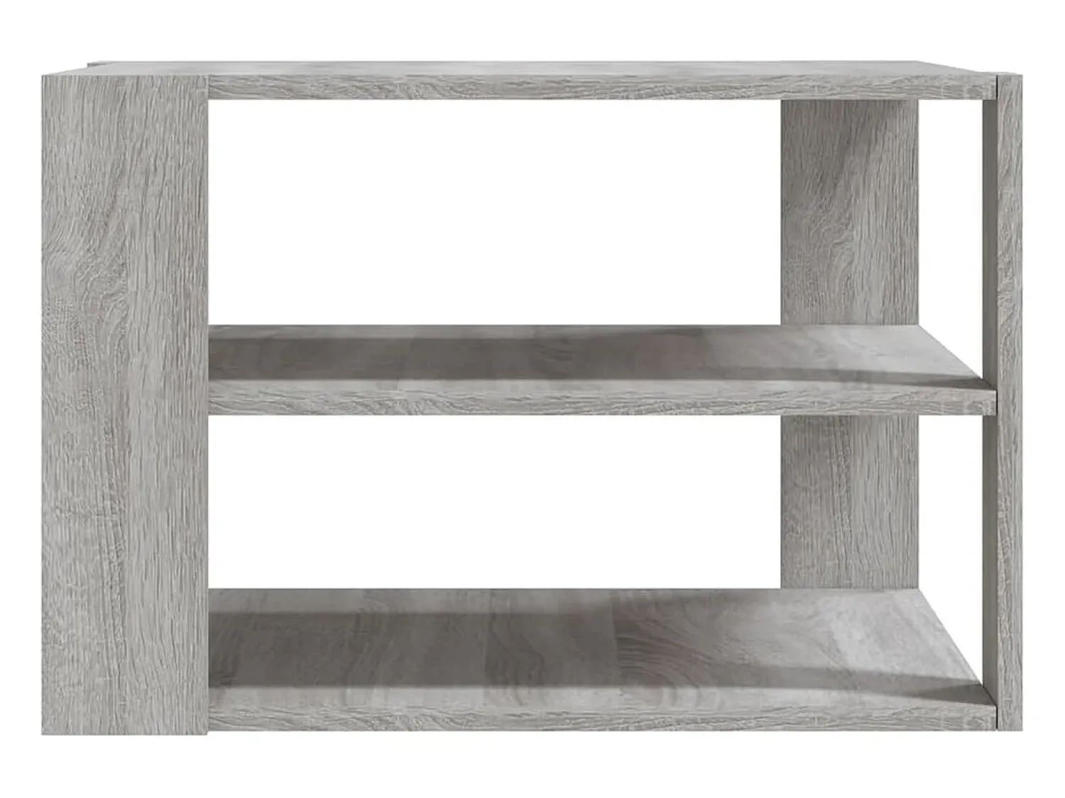 Mesa De Centro| Mesa de centro | Mesa de apoio 59.5x59.5x40 cm derivados madeira cinza sonoma Cinzento